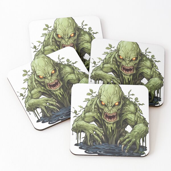 Item preview, Halloween swamp monster cartoon designed and sold by laobc.