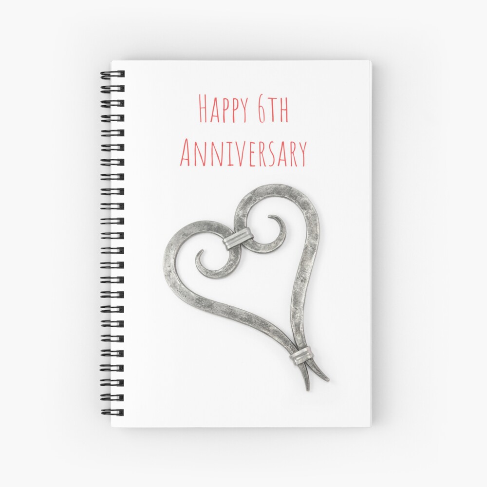 Happy 6th anniversary Greeting Card by StohlerPhotos