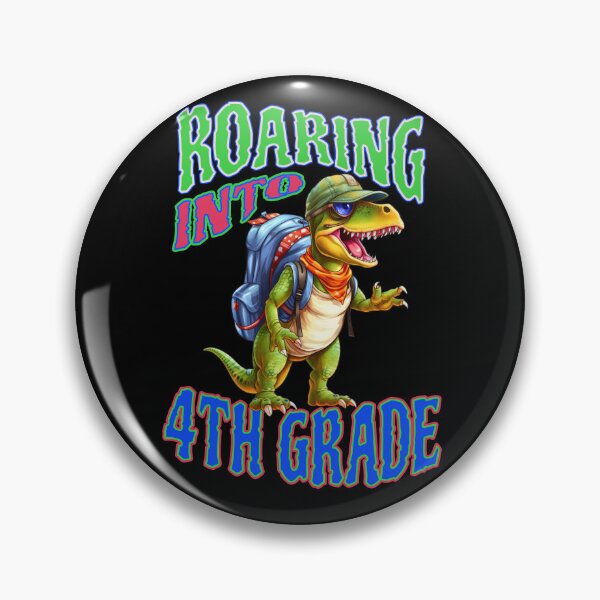 Item preview, Roaring Into 4th Grade  T Rex designed and sold by Affyboss6.