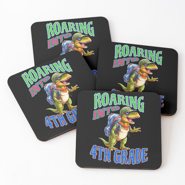 Item preview, Roaring Into 4th Grade  T Rex designed and sold by Affyboss6.