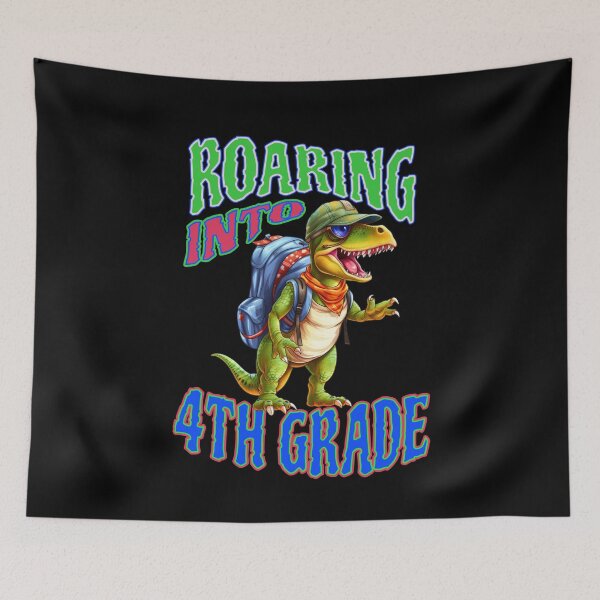 Item preview, Roaring Into 4th Grade  T Rex designed and sold by Affyboss6.