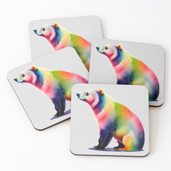 Item preview, Rainbow Sitting Bear designed and sold by Magical-bear.