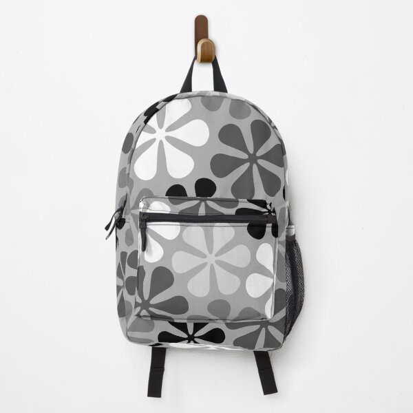 Item preview, Abstract Flowers Black White Grey designed and sold by NataliePaskell.