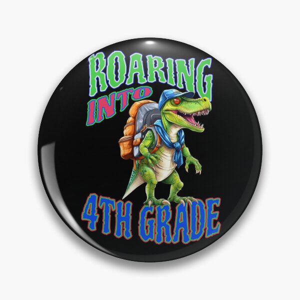 Item preview, Roaring Into 4th Grade  T Rex designed and sold by Affyboss6.