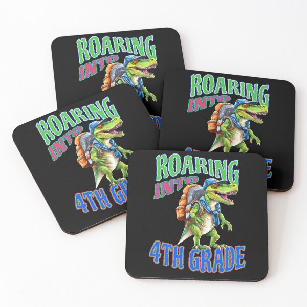 Item preview, Roaring Into 4th Grade  T Rex designed and sold by Affyboss6.