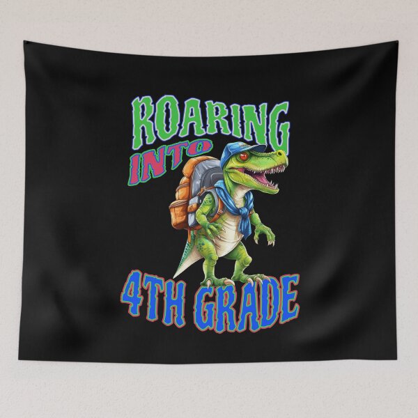 Item preview, Roaring Into 4th Grade  T Rex designed and sold by Affyboss6.