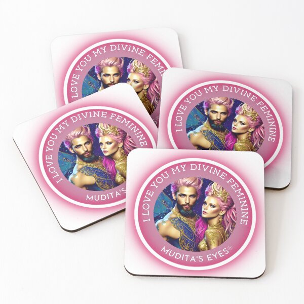 Item preview, Sweet " I love you my divine feminine" Divine Love Sticker designed and sold by MuditasEyes.