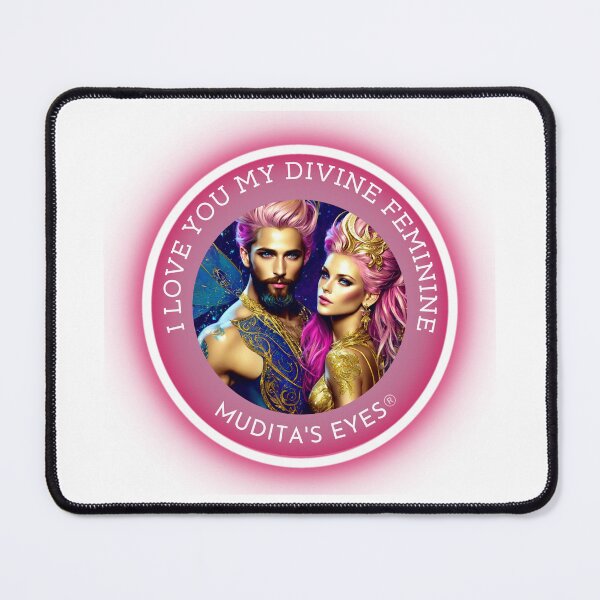 Item preview, Sweet " I love you my divine feminine" Divine Love Sticker designed and sold by MuditasEyes.