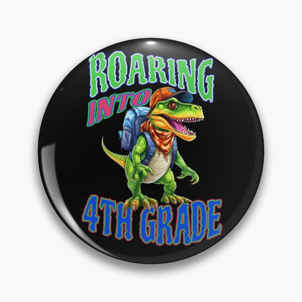 Item preview, Roaring Into 4th Grade  T Rex designed and sold by Affyboss6.