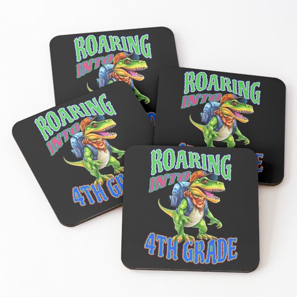 Item preview, Roaring Into 4th Grade  T Rex designed and sold by Affyboss6.