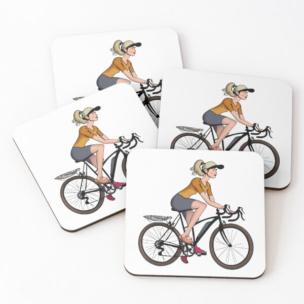 Item preview, Woman on a bicycle designed and sold by simaso.
