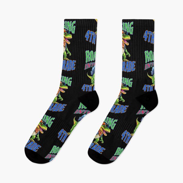 Item preview, Roaring Into 4th Grade  T Rex designed and sold by Affyboss6.