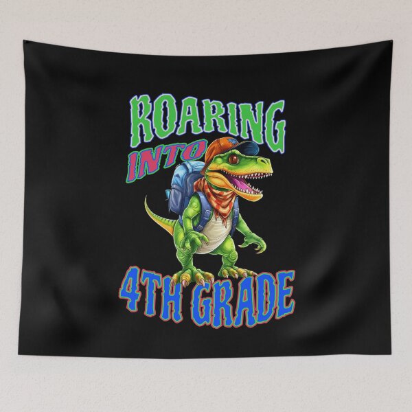 Item preview, Roaring Into 4th Grade  T Rex designed and sold by Affyboss6.