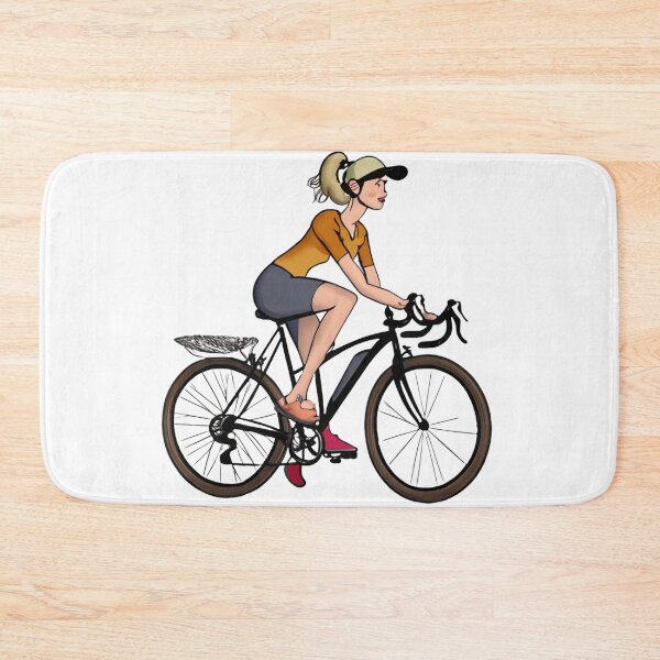 Item preview, Woman on a bicycle designed and sold by simaso.