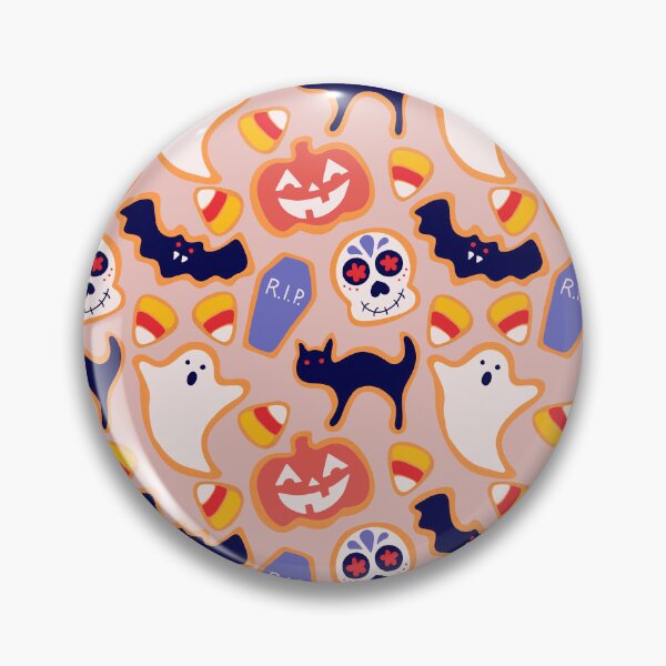 Item preview, Pink Halloween Cookie Pattern designed and sold by beestonestudio.