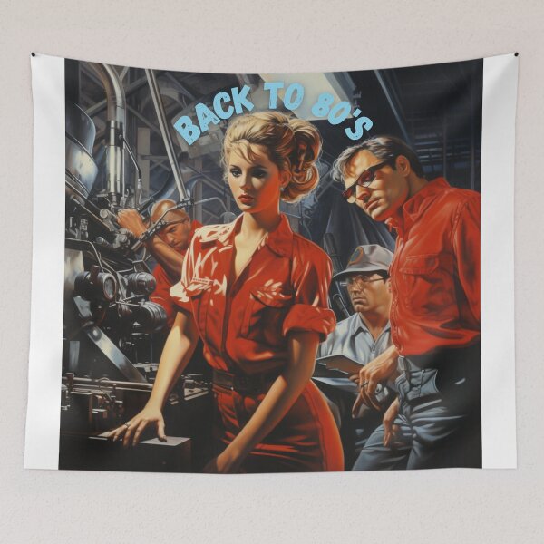 Item preview, Back to 80's t-shirt factory style designed and sold by Foreververypoor.