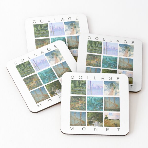 Item preview, Monet Collage - Claude Monet- impresión de Claude Monet, amanecer designed and sold by TeeARTHY.