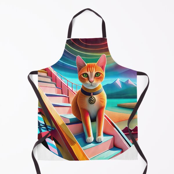 Item preview, Cat, Psychadelic Art Painting designed and sold by Delemore Art.