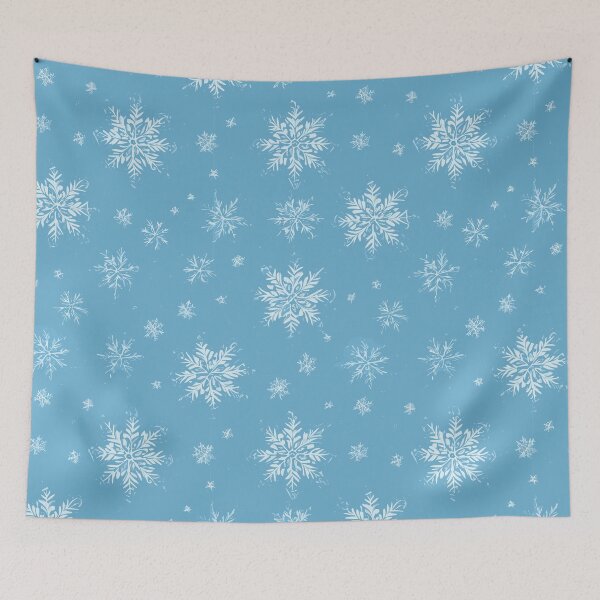 Item preview, Let It Snow: A Light Blue Snowflake Pattern designed and sold by venezuel4n.