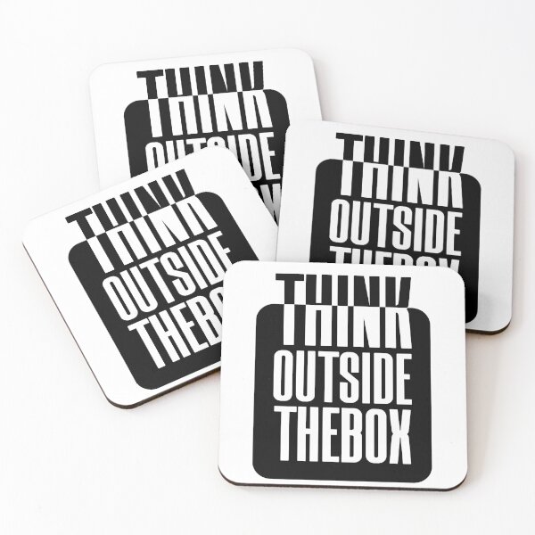 Item preview, funny motive quote think outside thebox designed and sold by MortalRight.