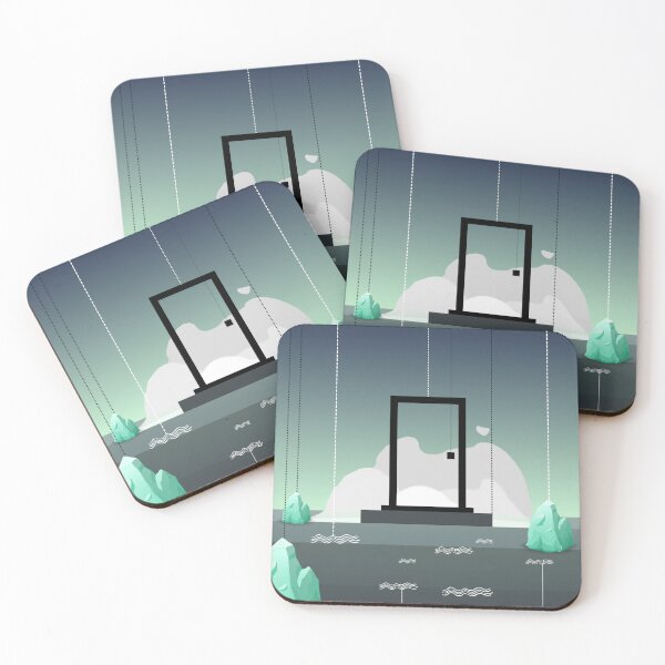 Item preview, Door of hope and creativity underwater vector aesthetic Minimal art. 01 designed and sold by MehmudArtdesign.