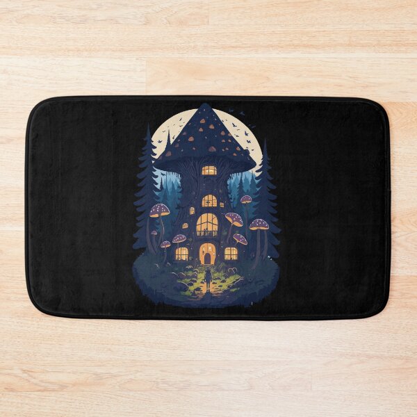 Item preview, Fantasy Forest Mushroom House designed and sold by TrickstersTrove.
