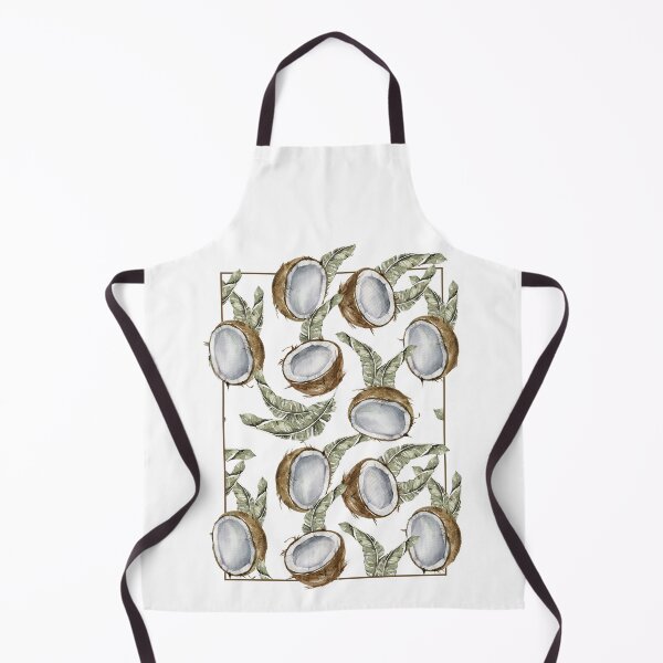 Item preview, coconuts and palm leaves pattern for summer designed and sold by YerrouDesing.