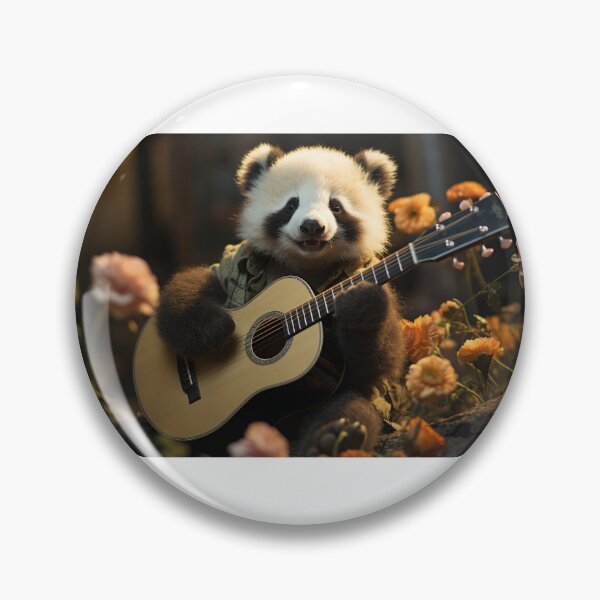 Item preview, A panda playing guitar designed and sold by mingfhuang.