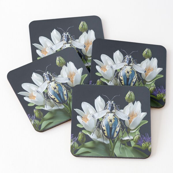 Item preview, Hidden Realms: Beetles and White Lilies Unveiled designed and sold by AmazingLab.