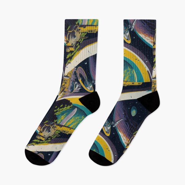 Item preview, AstroNostalgia: Futuristic Retro Space City and Exotic Planet designed and sold by MindWave THC.