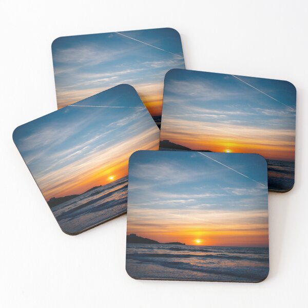 Item preview, Sunset in Newquay, Cornwall designed and sold by explorearcadia.
