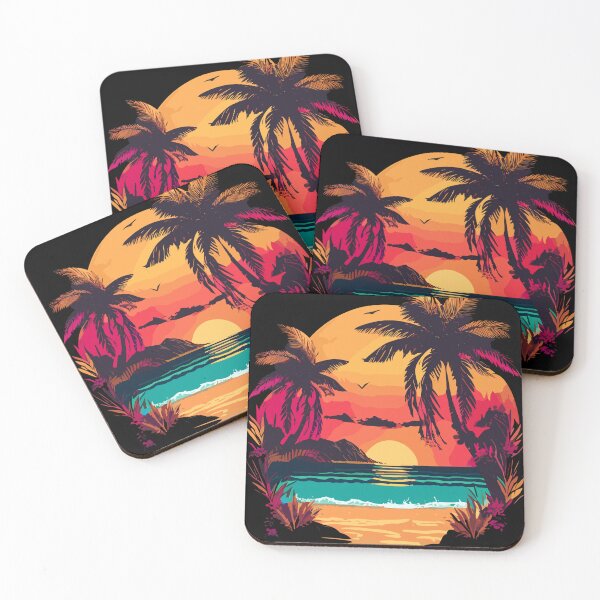 Item preview, Bohemian Beach Sunset Scene designed and sold by TrickstersTrove.