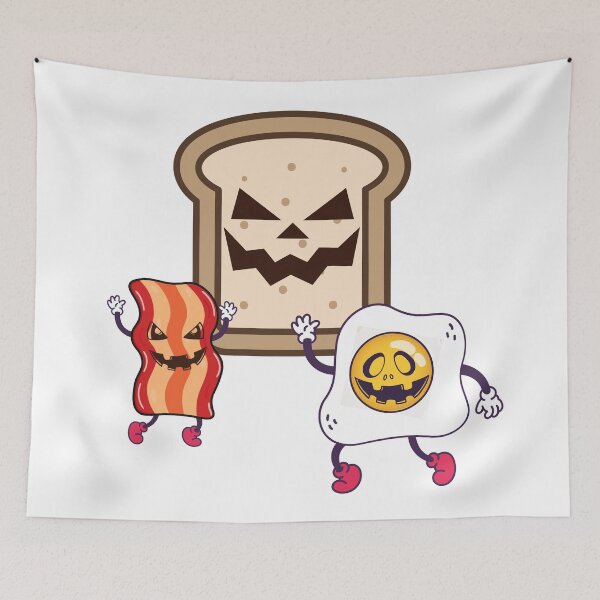 Item preview, Spooky Breakfast, Halloween Breakfast, Bacon and Eggs designed and sold by DESIGNSkt.