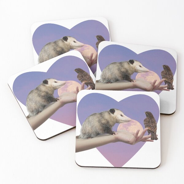 Aperçu de l'œuvre L'amour de l'opossum créée et vendue par ManifestYDreams.