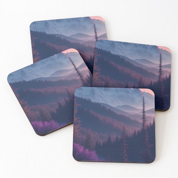 Item preview, Mystical Vistas: Aerial Forest in Purple Splendor designed and sold by GoodWitch24.