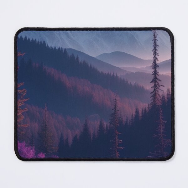 Item preview, Mystical Vistas: Aerial Forest in Purple Splendor designed and sold by GoodWitch24.
