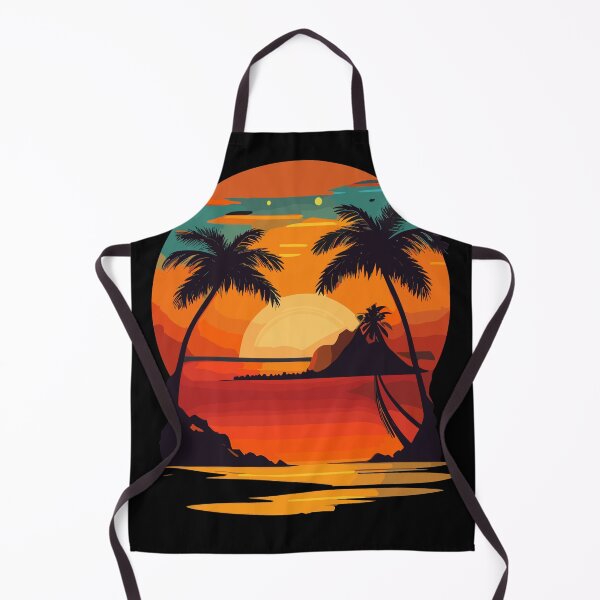 Aperçu de l'œuvre Scène de coucher de soleil sur la plage créée et vendue par TrickstersTrove.