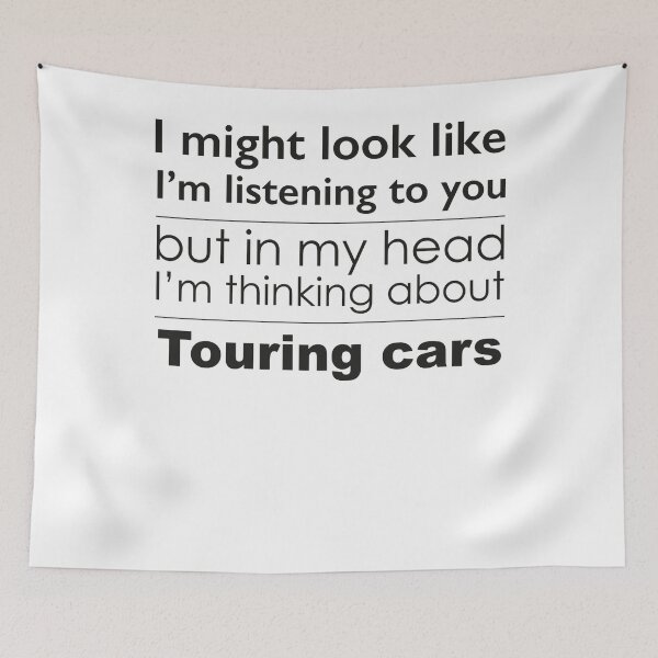 Item preview, Listening, but thinking of BTCC Touring Cars designed and sold by looney-elotte.