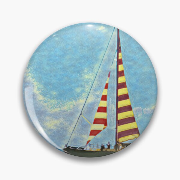 Artikelvorschau, STRIPED SAILBOAT entworfen und verkauft von ArtbyRolleen.