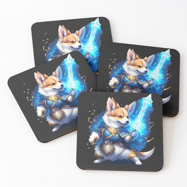 Item preview, Faithful conduct Corgi Cleric, Fantasy cartoon dog designed and sold by DBPauwels.