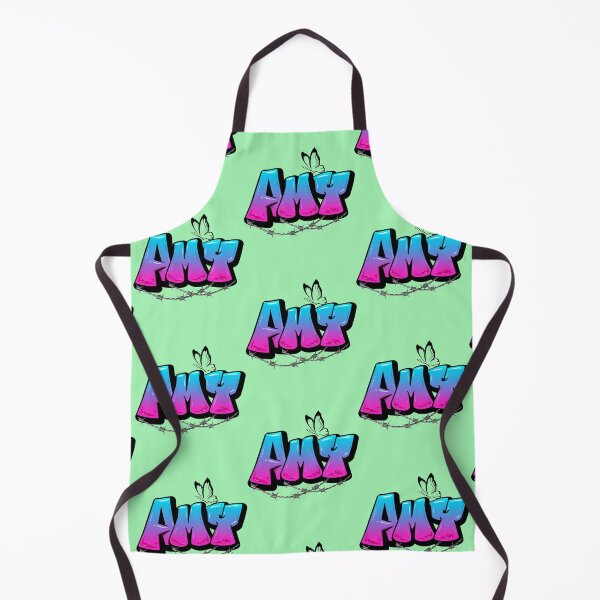 Item preview, AMY Name Butterfly Barb Wire Blue Pink Thick Fonts designed and sold by BunBuntheDog-.