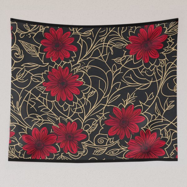 Item preview, Retro Flower Background designed and sold by PhonLawat.