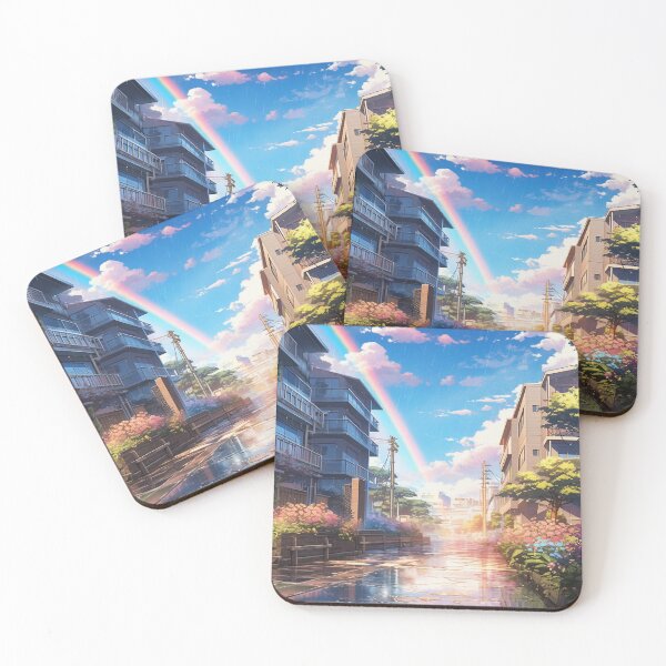 Item preview, Rainbow across the town  designed and sold by RedCosmos-.