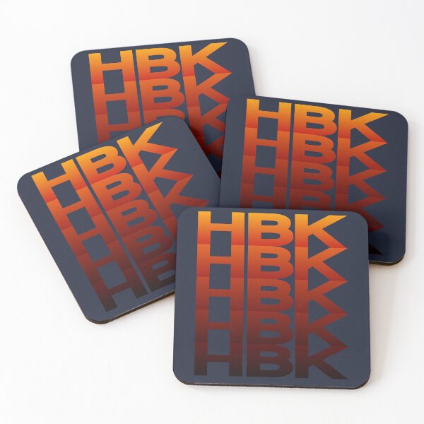 Item preview, HBK (Gold to Red To Black, on Blue) designed and sold by MaidenofIron157.