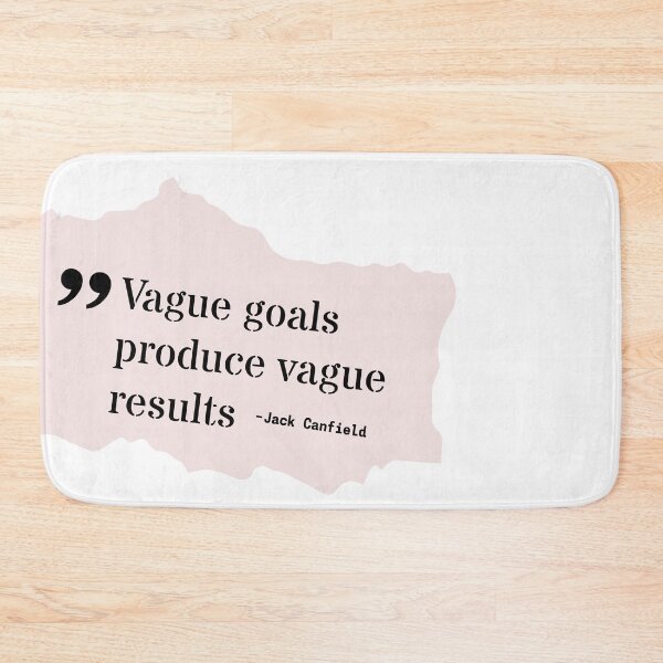 Item preview, Vague goals lead to vague results, self-improvement, motivation designed and sold by Work life.
