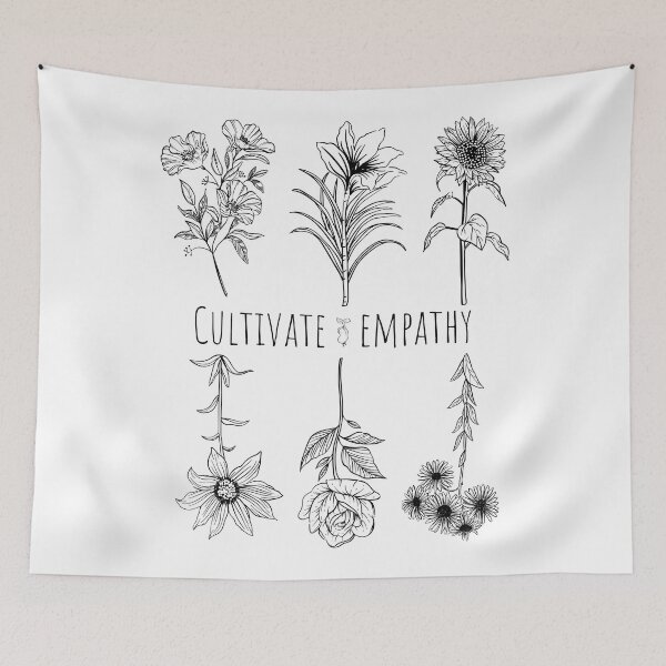 Item preview, Cultivate Empathy Flowers designed and sold by Psycheclothing.