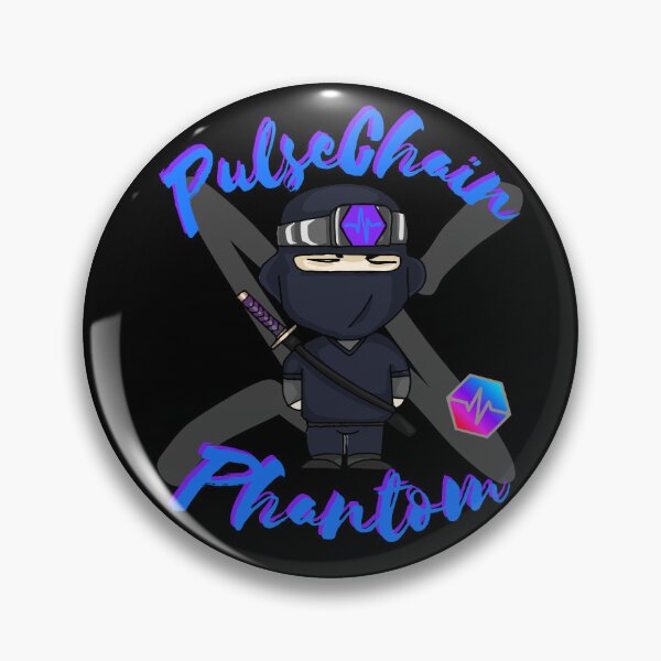 Item preview, Pulsechain Cute Phantom - Crypto Logo designed and sold by GetCryptoSwag.
