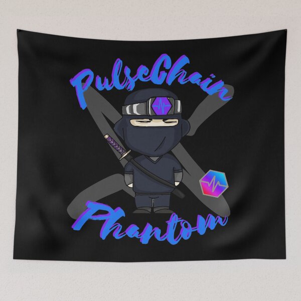 Item preview, Pulsechain Cute Phantom - Crypto Logo designed and sold by GetCryptoSwag.