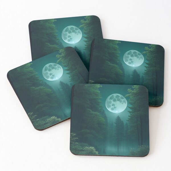 Item preview, Moonlit Enigma: Mysteries of the Dark Green Forest designed and sold by GoodWitch24.