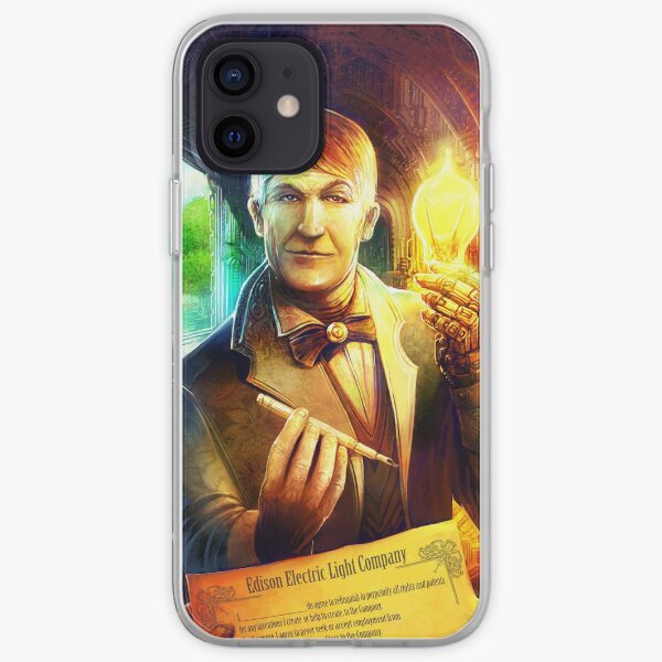 Steampunk Edison iPhone Soft Case